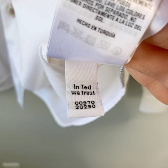 Ted Baker London Crazee White Button Down Shirt 7 - Picture 14 of 15